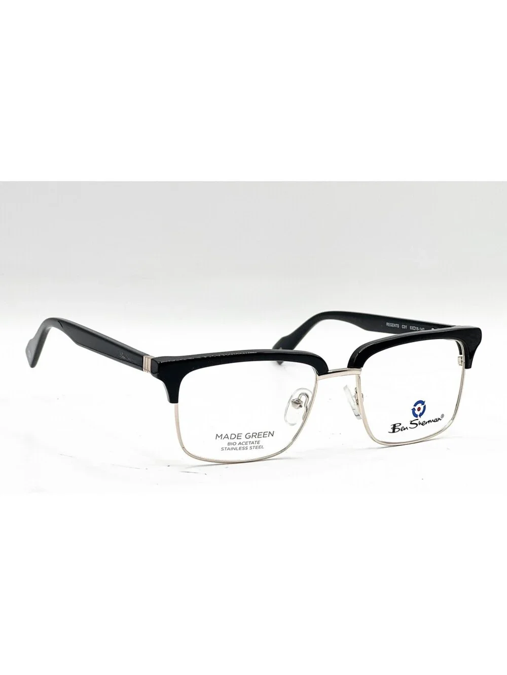 Ben Sherman Regents C01 Black Authentic Eyeglasses 53-18-140